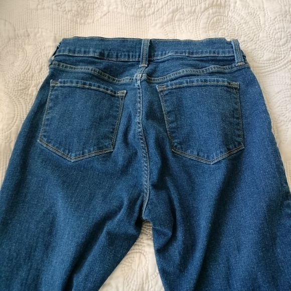 NYDJ Women's Blue dark wash Straight jeans size 10 - Picture 6 of 10